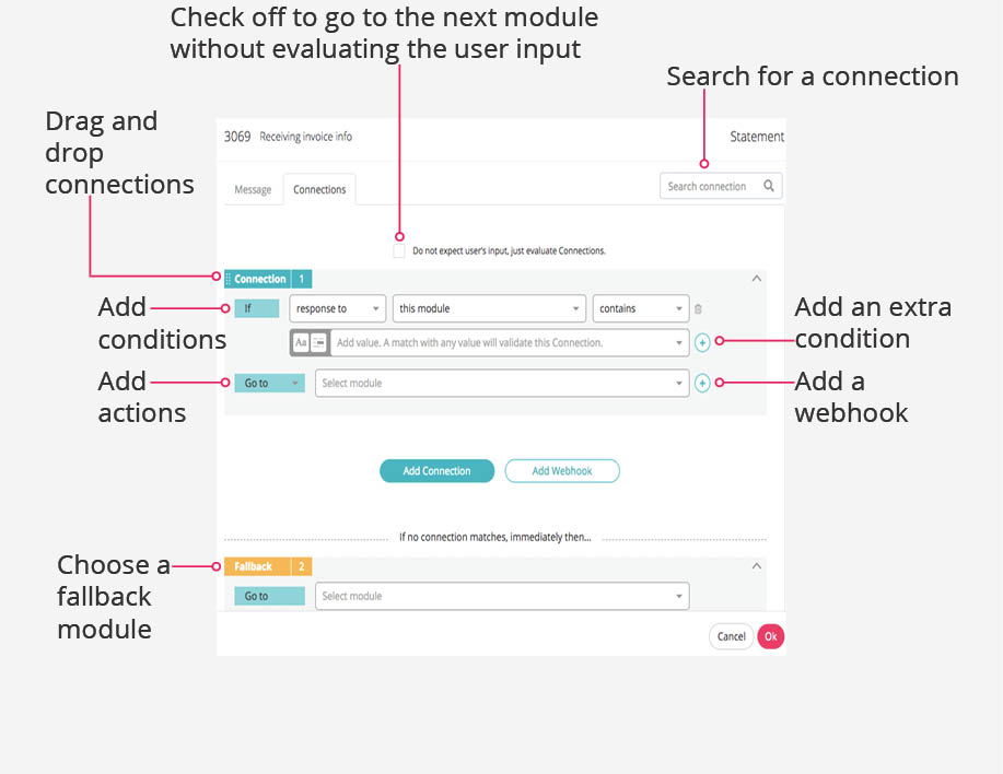 Set Up Basic Bot Responses With Flexible Statement Modules - Perfect Minimal Wallpaper - Desktop